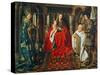 Madonna and Child with Canon Joris Van Der Paele, 1436-Jan van Eyck-Stretched Canvas