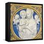 Madonna and Child with Cherubs, c.1485-Andrea Della Robbia-Framed Stretched Canvas