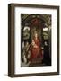 Madonna and Child with Donors and an Angel by Hans Memling-null-Framed Photographic Print