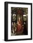 Madonna and Child with Donors and an Angel by Hans Memling-null-Framed Photographic Print