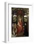 Madonna and Child with Donors and an Angel by Hans Memling-null-Framed Photographic Print