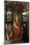 Madonna and Child with Donors and an Angel by Hans Memling-null-Mounted Photographic Print