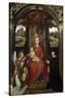 Madonna and Child with Donors and an Angel by Hans Memling-null-Stretched Canvas