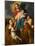 Madonna and Child with Five Saints, circa 1627-1630 (Oil on Cradled Oak Panel)-Anthony Van Dyck-Mounted Giclee Print