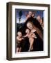 Madonna and Child with John the Baptist, 1534-Lucas the Younger Cranach-Framed Giclee Print