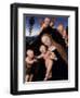 Madonna and Child with John the Baptist, 1534-Lucas the Younger Cranach-Framed Giclee Print