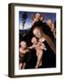 Madonna and Child with John the Baptist, 1534-Lucas the Younger Cranach-Framed Giclee Print