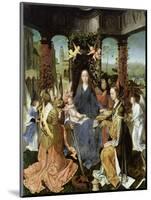 Madonna and Child with Mary Magdalene and St. Catherine-Jan Gossaert-Mounted Giclee Print