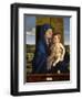 Madonna and Child with Pear, 1480-90-Giovanni Bellini-Framed Giclee Print