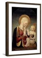 Madonna and Child with Pomegranate, 15th Century-Neri Di Bicci-Framed Giclee Print