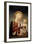 Madonna and Child with Pomegranate, 15th Century-Neri Di Bicci-Framed Giclee Print