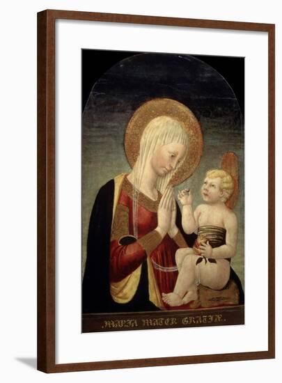 Madonna and Child with Pomegranate, 15th Century-Neri Di Bicci-Framed Giclee Print