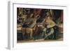 Madonna and Child with Saint Andre-Bartolomeo Montagna-Framed Giclee Print