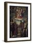 Madonna and Child with Saint Anne and Saints, 1528-Giovanni Francesco Nagli-Framed Giclee Print