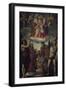 Madonna and Child with Saint Anne and Saints, 1528-Giovanni Francesco Nagli-Framed Giclee Print