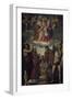 Madonna and Child with Saint Anne and Saints, 1528-Giovanni Francesco Nagli-Framed Giclee Print