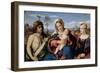 Madonna and Child with Saint John the Baptist and Mary Magdalene, 1520-1523-Jacopo Palma Il Vecchio the Elder-Framed Giclee Print