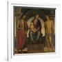 Madonna and Child with Saint John the Baptist and Saint Sebastian-Perugino-Framed Giclee Print