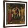 Madonna and Child with Saint John the Baptist and Saint Sebastian-Perugino-Framed Giclee Print