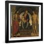 Madonna and Child with Saint John the Baptist and Saint Sebastian-Perugino-Framed Giclee Print