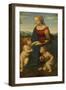 Madonna and Child with Saint John the Baptist (La Belle Jardinièr)-Raphael-Framed Premium Giclee Print