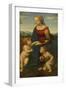 Madonna and Child with Saint John the Baptist (La Belle Jardinièr)-Raphael-Framed Premium Giclee Print