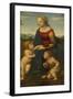 Madonna and Child with Saint John the Baptist (La Belle Jardinièr)-Raphael-Framed Giclee Print