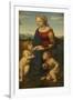 Madonna and Child with Saint John the Baptist (La Belle Jardinièr)-Raphael-Framed Giclee Print