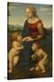 Madonna and Child with Saint John the Baptist (La Belle Jardinièr)-Raphael-Stretched Canvas