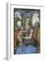 Madonna and Child with Saint Joseph and an Angel, c.1490-Capponi-Framed Giclee Print