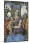 Madonna and Child with Saint Joseph and an Angel, c.1490-Capponi-Mounted Giclee Print
