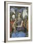 Madonna and Child with Saint Joseph and an Angel, c.1490-Capponi-Framed Giclee Print