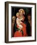 Madonna and Child with Saint Joseph and John the Baptist, 1520S-Jacopo Pontormo-Framed Giclee Print