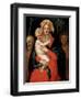 Madonna and Child with Saint Joseph and John the Baptist, 1520S-Jacopo Pontormo-Framed Giclee Print