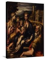 Madonna and Child with Saint (Madonna Di San Zaccari), C.1535-Parmigianino-Stretched Canvas