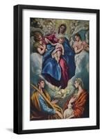 'Madonna and Child with Saint Martina and Saint Agnes', 1597-1599-El Greco-Framed Giclee Print