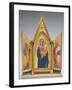 Madonna and Child with Saint Peter and Saint John the Evangelist, C.1360-Nardo Di Cione-Framed Giclee Print