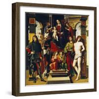 Madonna and Child with Saints, 1499-null-Framed Giclee Print