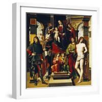 Madonna and Child with Saints, 1499-null-Framed Giclee Print