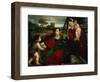 Madonna and Child with Saints Agnes and John the Baptist-Titian (Tiziano Vecelli)-Framed Giclee Print