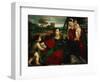 Madonna and Child with Saints Agnes and John the Baptist-Titian (Tiziano Vecelli)-Framed Giclee Print