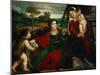 Madonna and Child with Saints Agnes and John the Baptist-Titian (Tiziano Vecelli)-Mounted Giclee Print