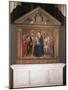 Madonna and Child with Saints and Christ in Pieta, 1461-63-Sano di Pietro Sano di Pietro-Mounted Giclee Print