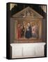 Madonna and Child with Saints and Christ in Pieta, 1461-63-Sano di Pietro Sano di Pietro-Framed Stretched Canvas