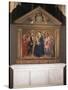 Madonna and Child with Saints and Christ in Pieta, 1461-63-Sano di Pietro Sano di Pietro-Stretched Canvas