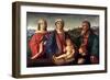 Madonna and Child with Saints and Donator, C1504-Pasqualino Veneto-Framed Giclee Print