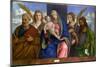 Madonna and Child with Saints. c.1500-Giovanni Bellini-Mounted Giclee Print