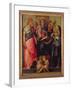 Madonna and Child with Saints, c.1518-Rosso Fiorentino (Battista di Jacopo)-Framed Giclee Print