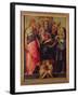 Madonna and Child with Saints, c.1518-Rosso Fiorentino (Battista di Jacopo)-Framed Giclee Print