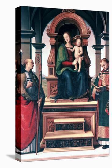 Madonna and Child with Saints, C1470-1523-Perugino-Stretched Canvas